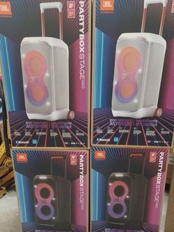 Jbl partybox 320. Rechargeable battery.  240 watts . Brand new sealed.