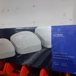 Eero pro 6 tri band wifi system (3-pack)