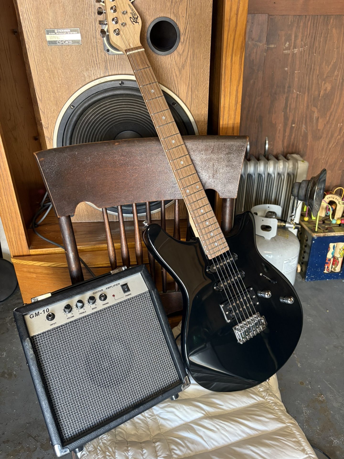 Electric Guitar And Amp