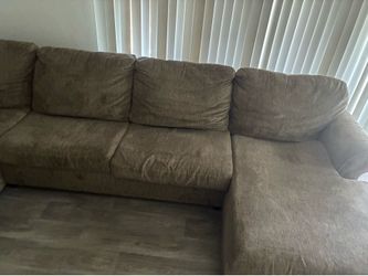 L shape Sectional couch plus ottoman