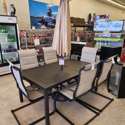 PATIO FURNITURE CHAT SETS DINING OUTDOOR FURNITURE ALOT ON SALE NOW!!
Dining sets 
Chat sets 
Swing 
Small and big
Outdoor Sectional 
And ALOT more 
M