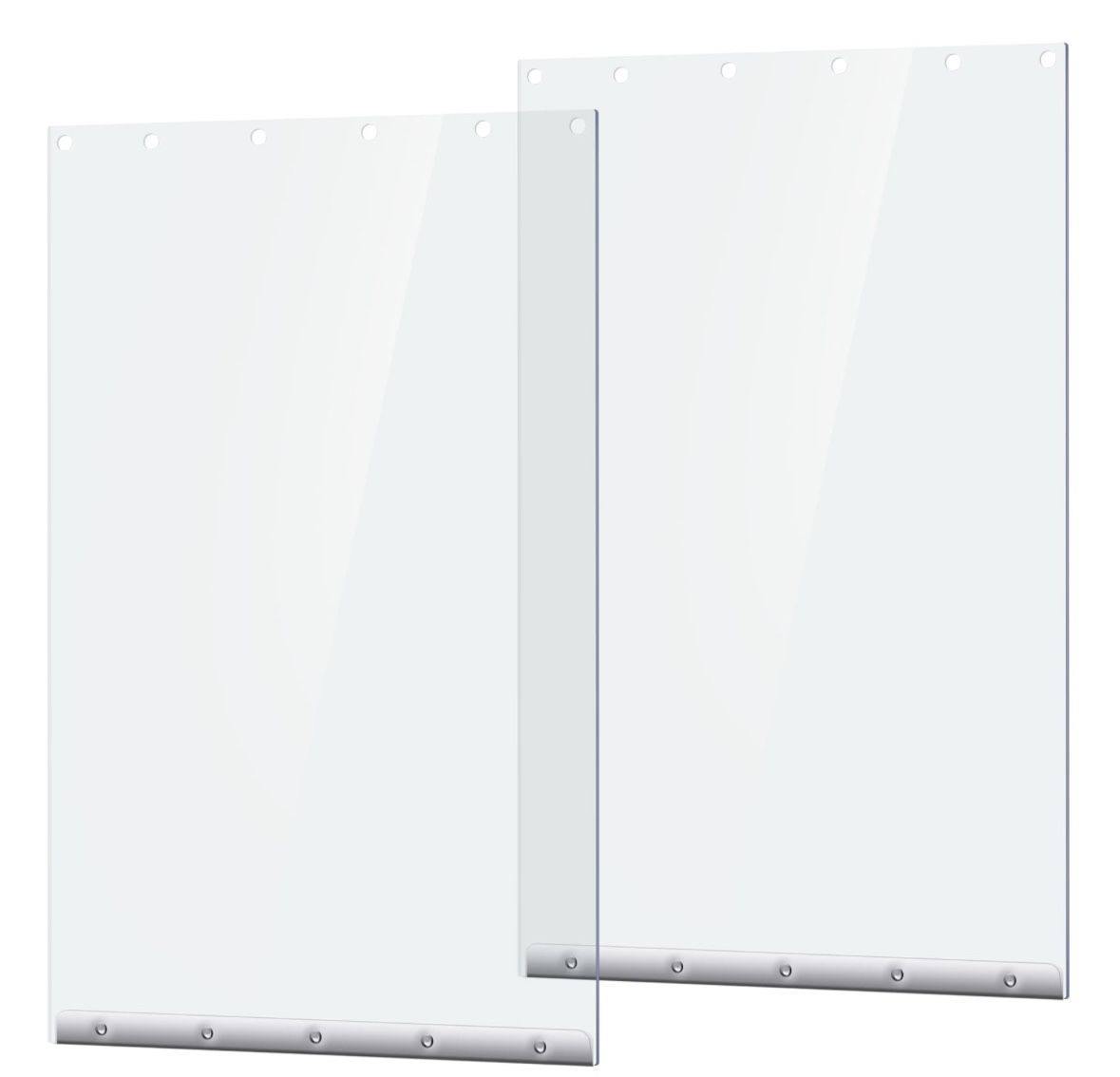Landical 2pcs Dog Door Replacement Flaps Compatible With Ideal Ruff