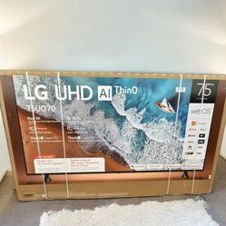 HD291 75” Lg smart 4k led Uhd tv floor model 