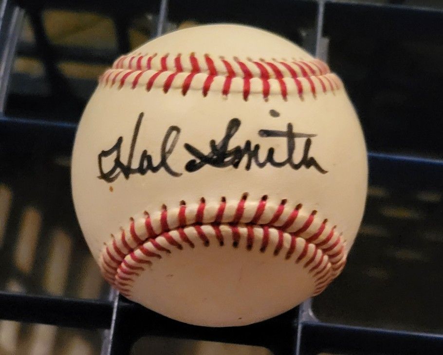 Hal Smith Signed Baseball
