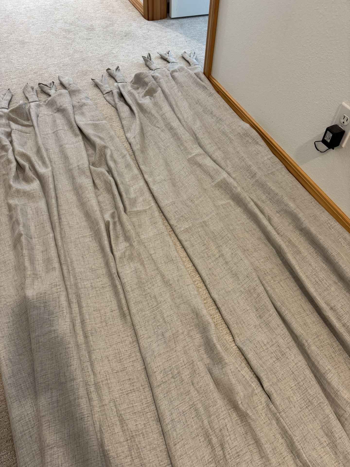 Nicole Miller New York Light Gray Curtains