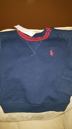 Brand New Infant Ralph Lauren Navy Blue Sweatshirt