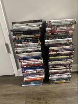 BOX OF DVDS