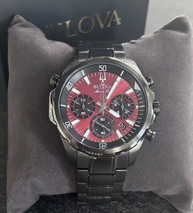 Men's •••*^. Marine Star Quartz —*•••. Chronograph New Bulova -