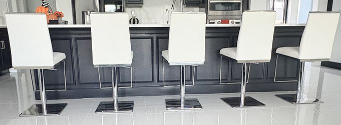 Modern White Bar Stools