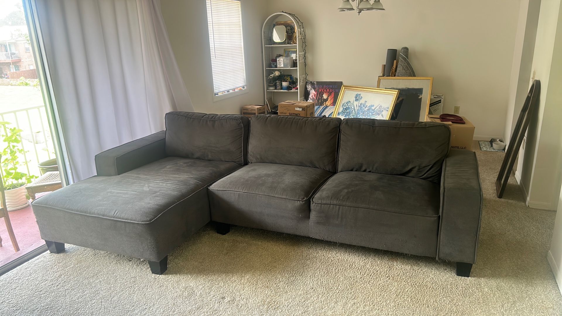 Gray Sectional Couch — Need Gone ASAP