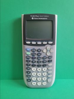 Texas Instruments TI-84 Plus Silver Edition Graphing Calculator, No Slice Case.