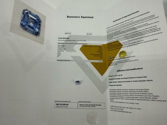 2.72 Carat Asher Cut Natural Sri Lanka Sapphire