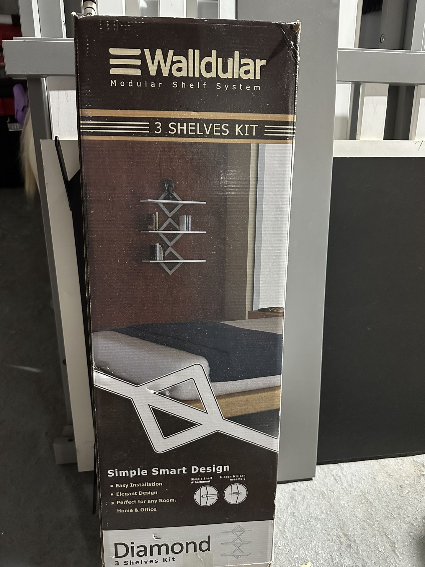 Walldular Diamond Shelves Kit