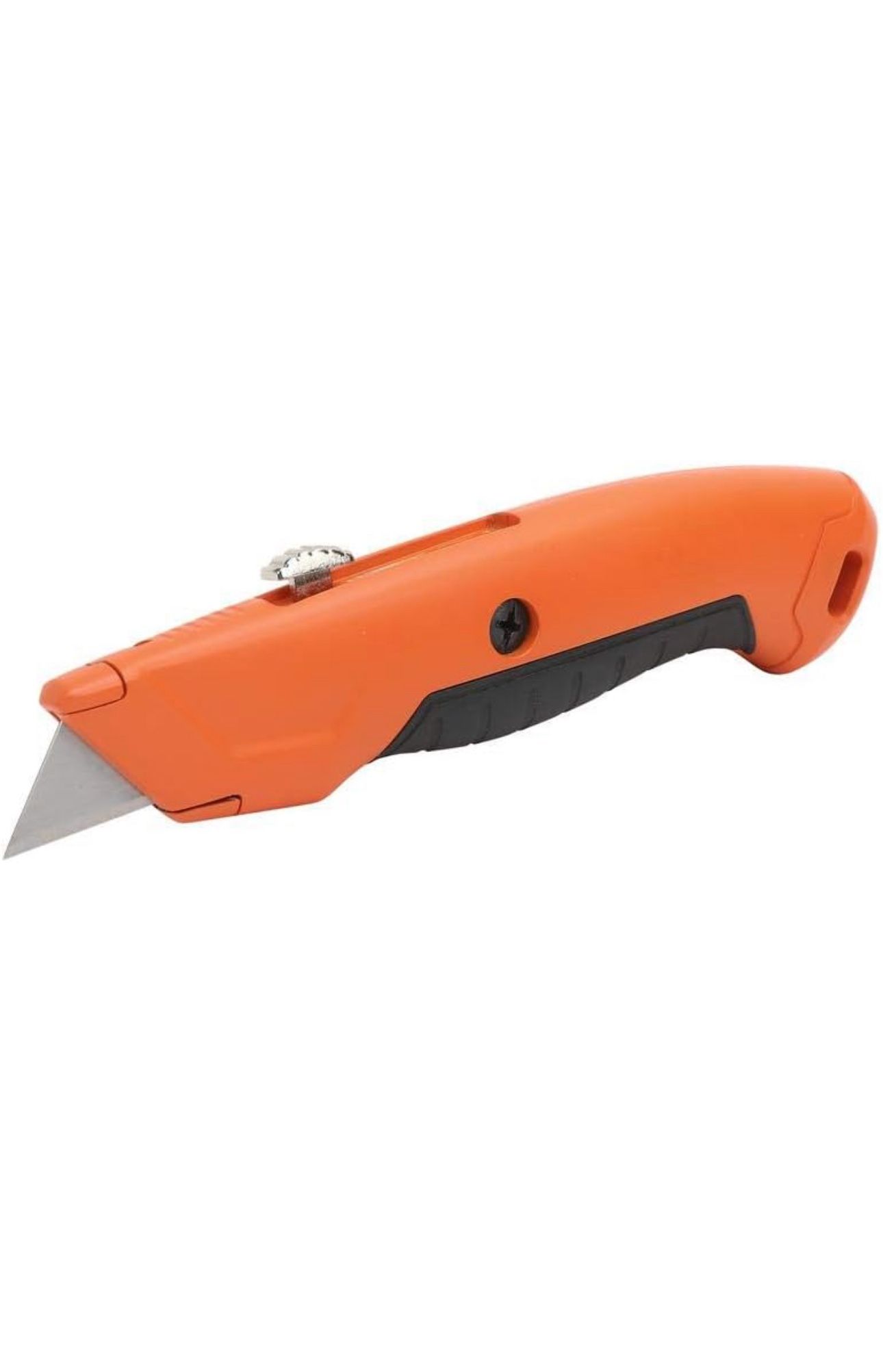 Retractable Utility Knife with Rubber Handle 4 Blades Included New Condition