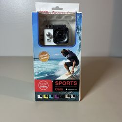 VEMONT 1080P HD Action Camera – Waterproof 98ft, Wide-Angle + Accessories