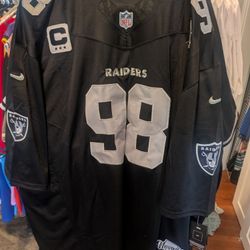 Raiders Jersey Number 98 Crosby Size 7XL 