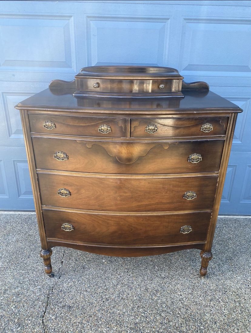 Antique wood dresser