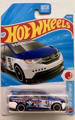 🔥 2026 Hot Wheels Honda Odyssey HW J-Imports 6/10 Blue White Anime Boost Time