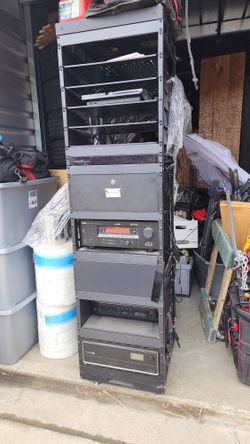Media Rack with shelves only.. No Equipment