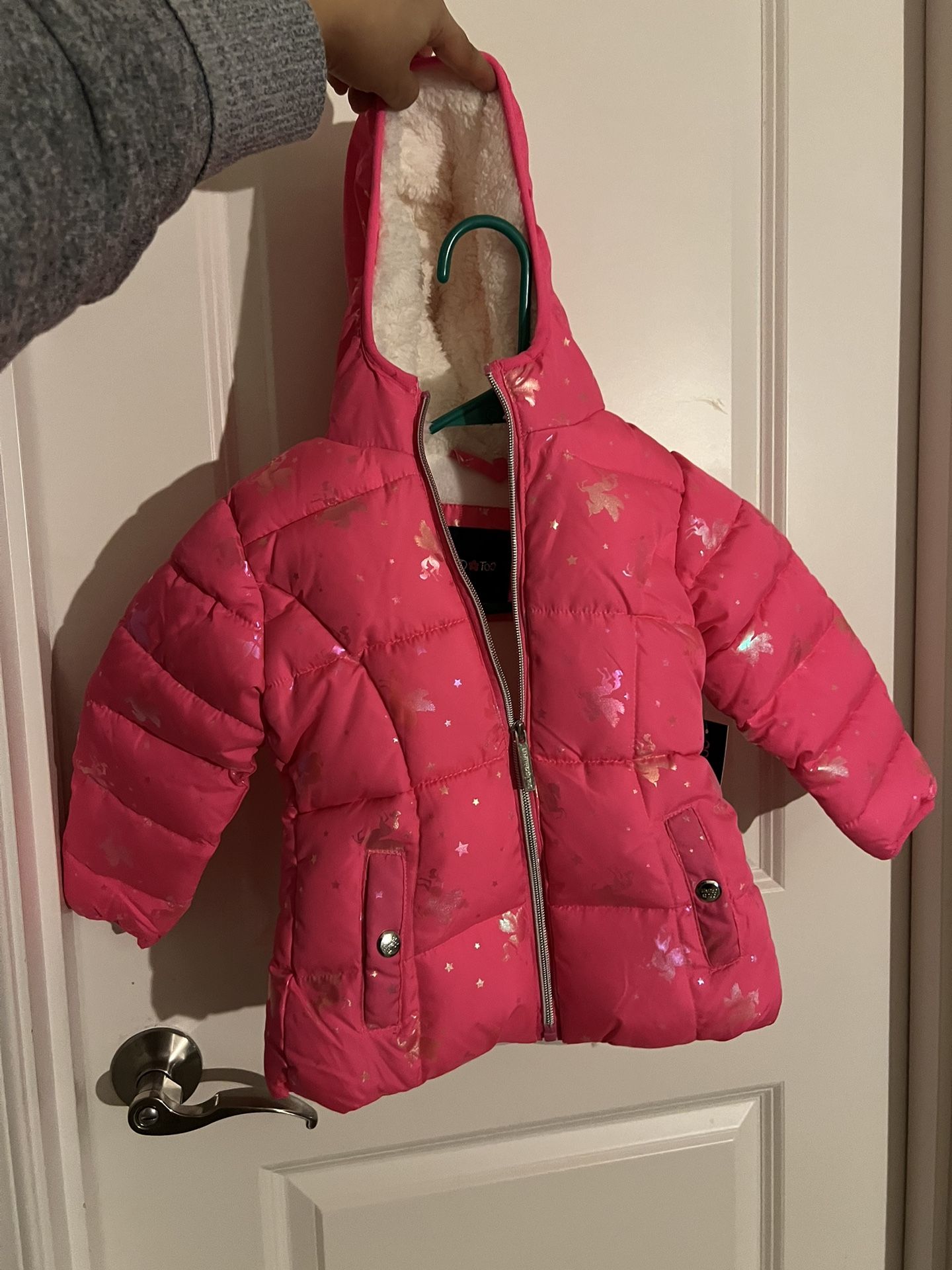 Pink Winter Jacket 3T