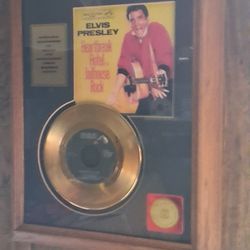 Elvis Presley Framed 24 Gold Plated 46