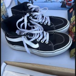 Clean Vans High Platform Size 6