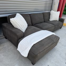 L-Sectional Sofa Couch Already Cleaned