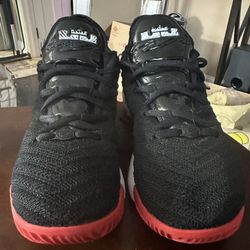 LeBron Black & Red Size 8