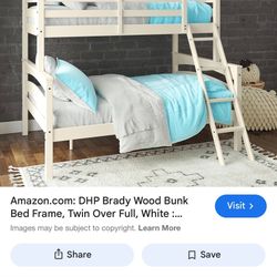 Brady Twin Over Full Bunk Bed- delivery Available For A Fee