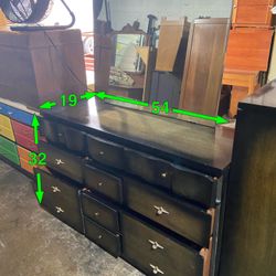 6 Drawer Dresser With Mirror 