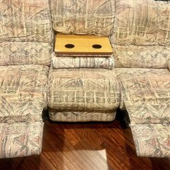 Sofa w/ Two End Recliners 