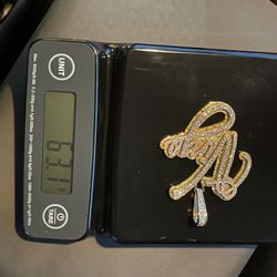 14k Virgo Pendant Charm