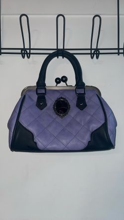  Nightmare Before Christmas Purple & Black Clutch Bag