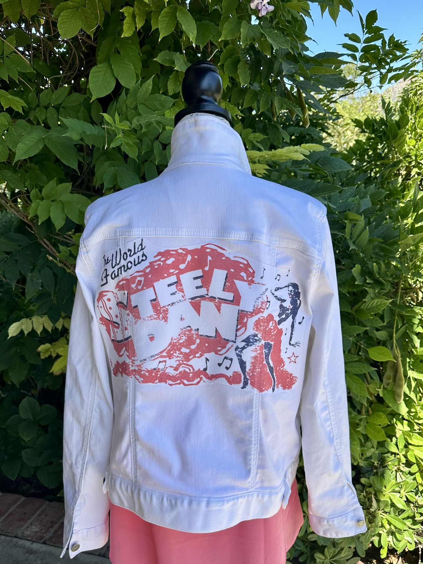 Women's Stretch White Cotton "Steely Dan" by Market & Spruce Jacket-XL
