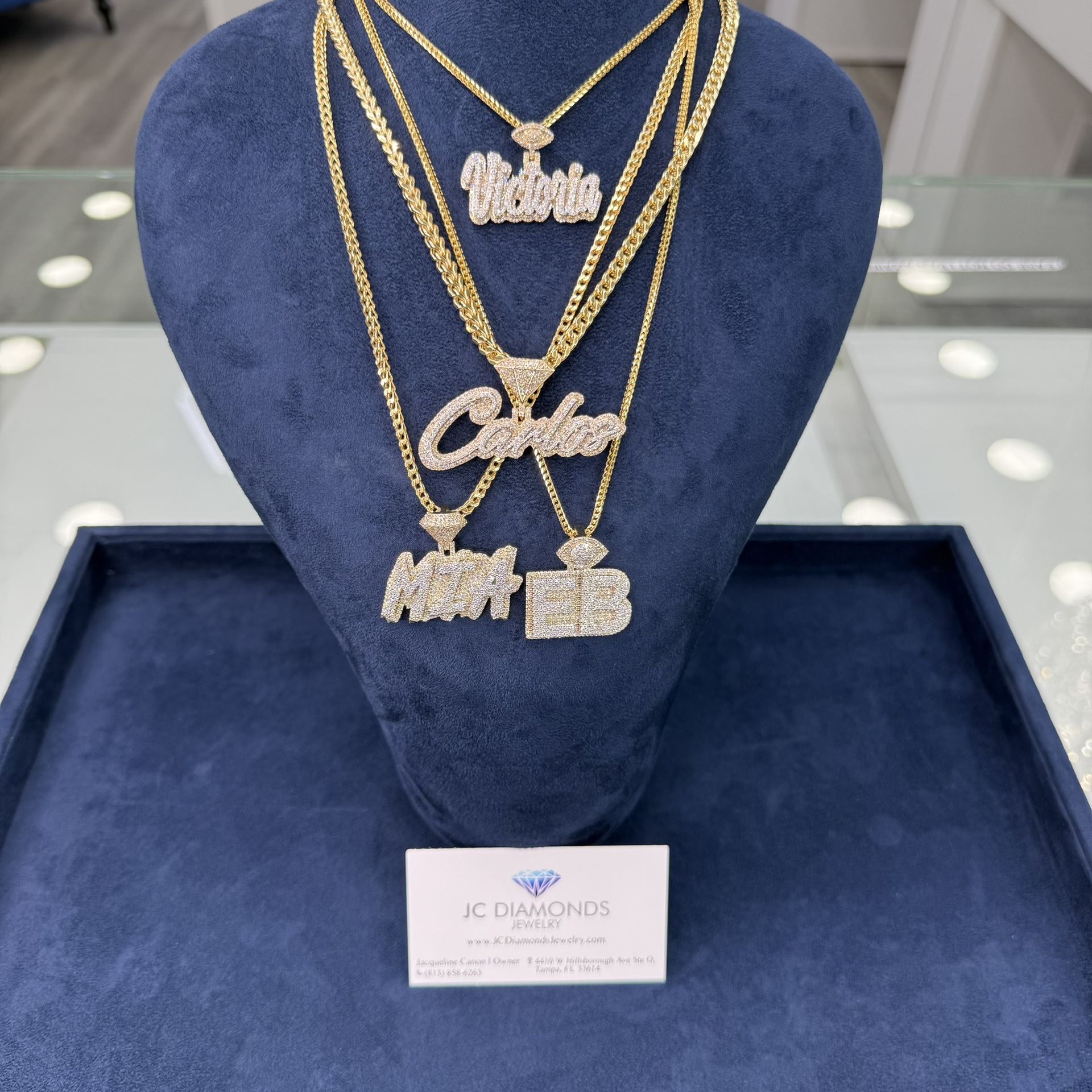 Custom Pendant Design Jewelry Diamonds 💎 And Gold