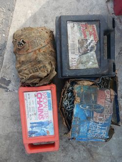 Snow Chains For Passenger Cars.