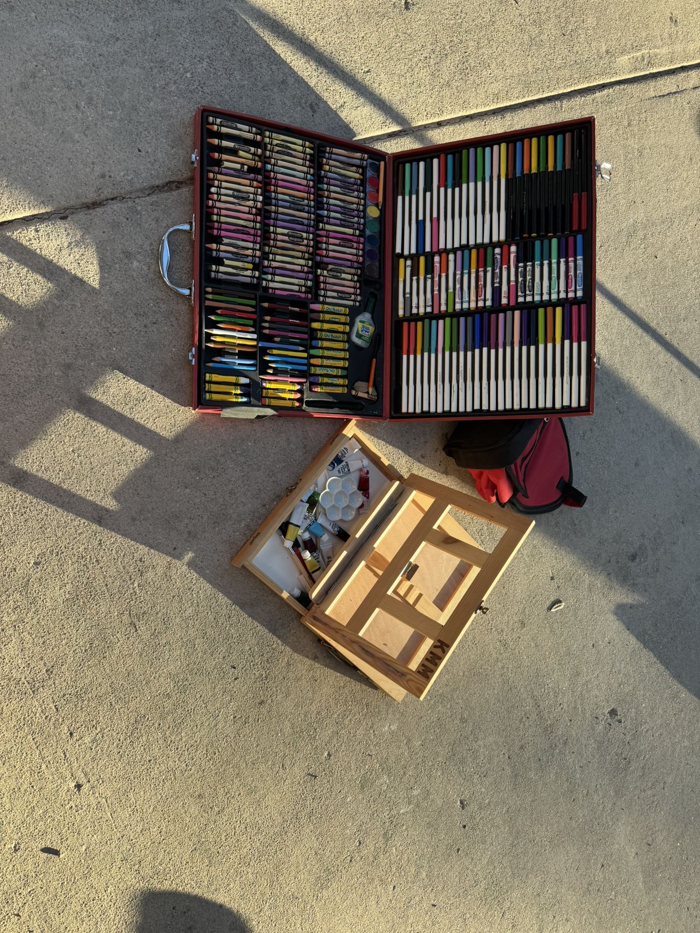 Art kit, Bag and stand