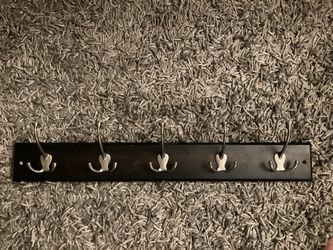 Wall Coat Rack 15 Hooks (from Target)- Brown