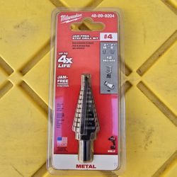 Milwaukee Jam-Free Step Drill Bit #4