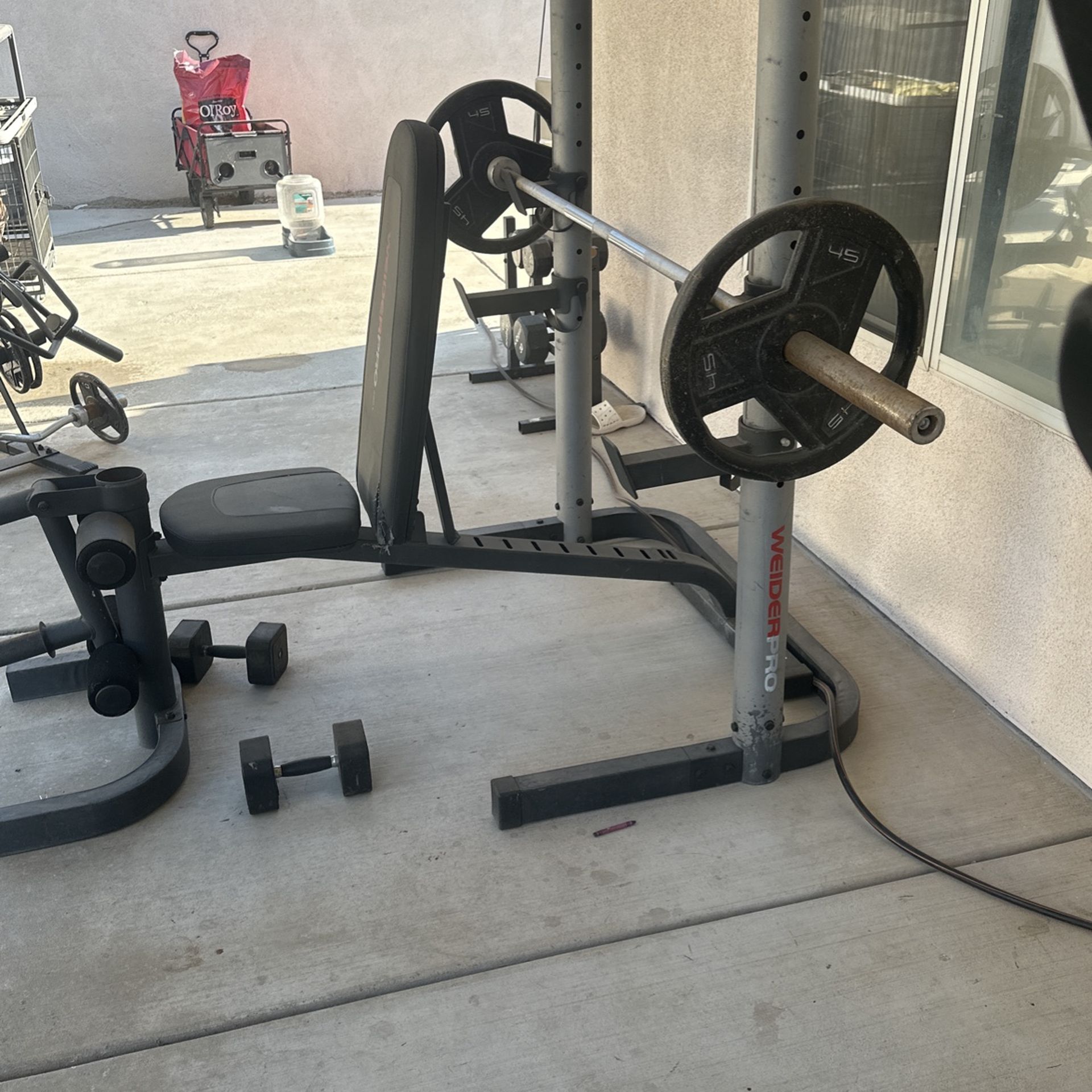 Bench And Weights