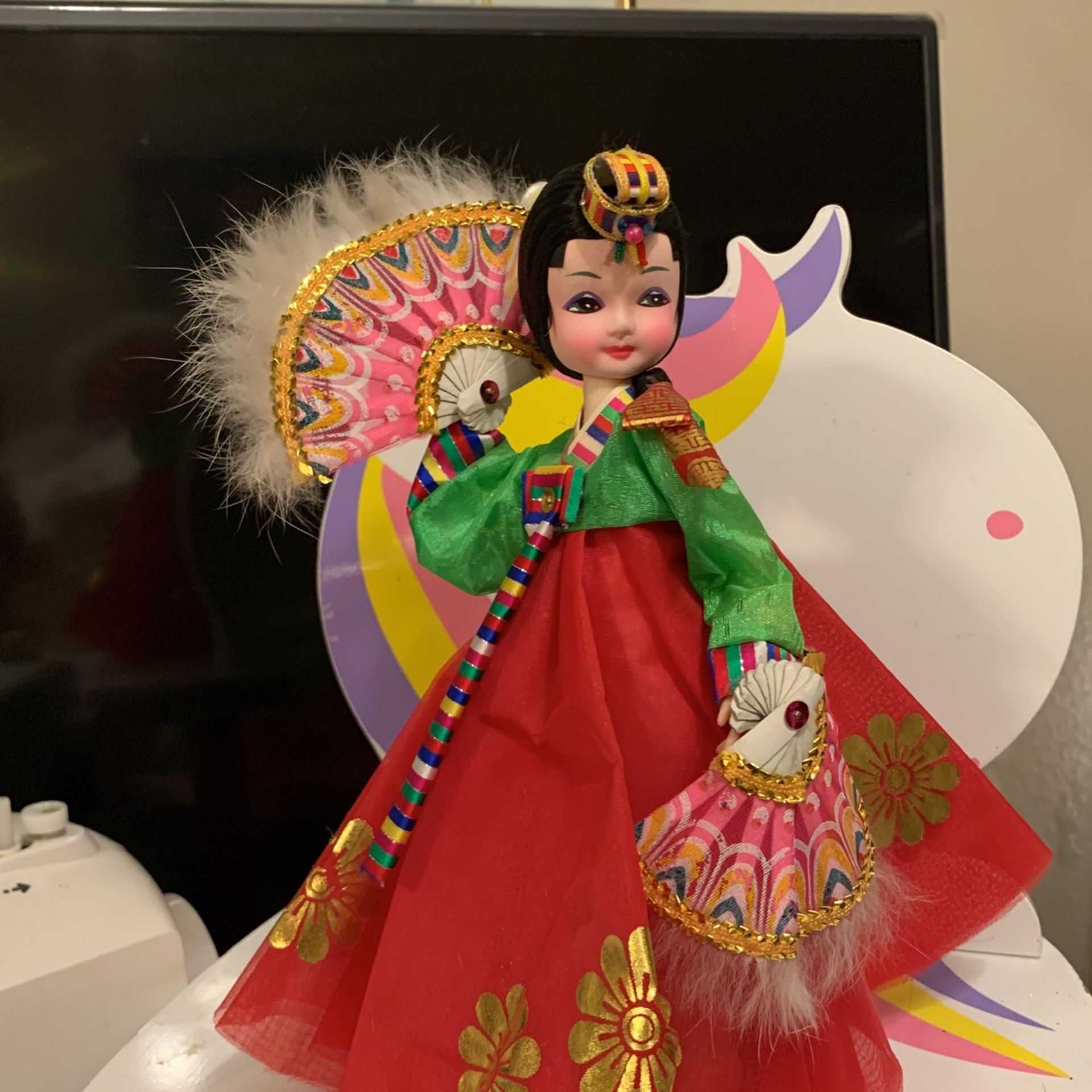 Korean doll 11" Vintage
