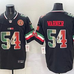2025 Adult San Francisco 49ers Fred Warner NO.54 Football Jerseys