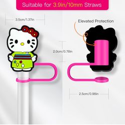 8Pcs Cat Straw Cover