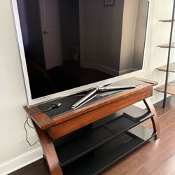 Flat-Screen TV + Stand + Roku