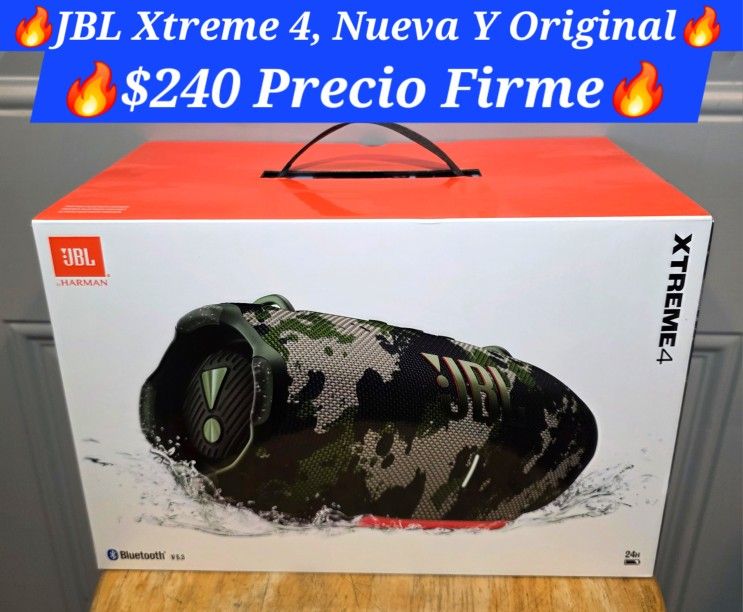 🔥JBL Xtreme 4🔥Original JBL
🔥$240 Final Price / Firm On Price, Firm, Firm, Firm, Firm