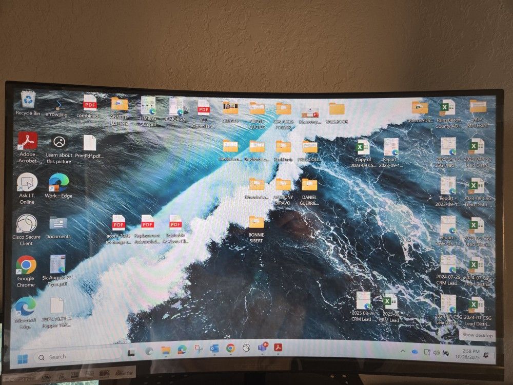 2025 Brand New 27 Inch Curved Monitor W/ 1 Year Warranty