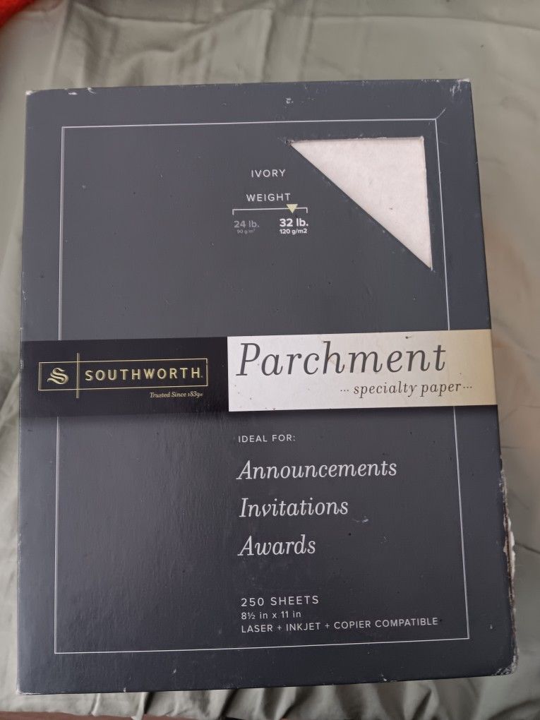 PREMIUM PARCHMENT PAPER FOR INVITATIONS