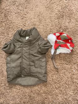 Dog winter Coat and Trucker Hat