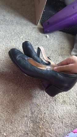 Black folklorico shoes