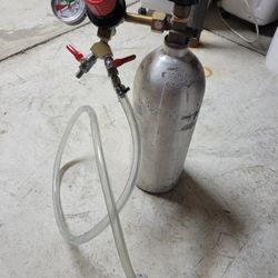 5lb CO2 Tank With Pressure Gauge